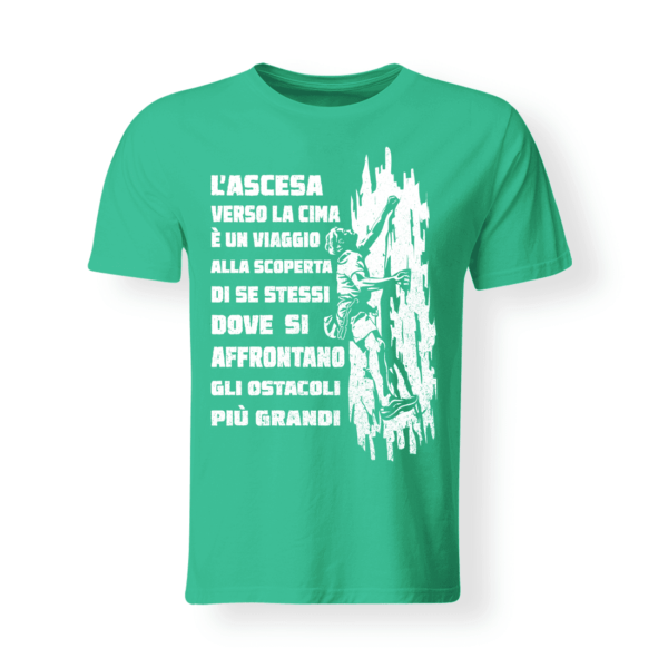 T-shirt per la montagna verde