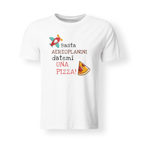 t-shirt bambino/a Datemi una pizza