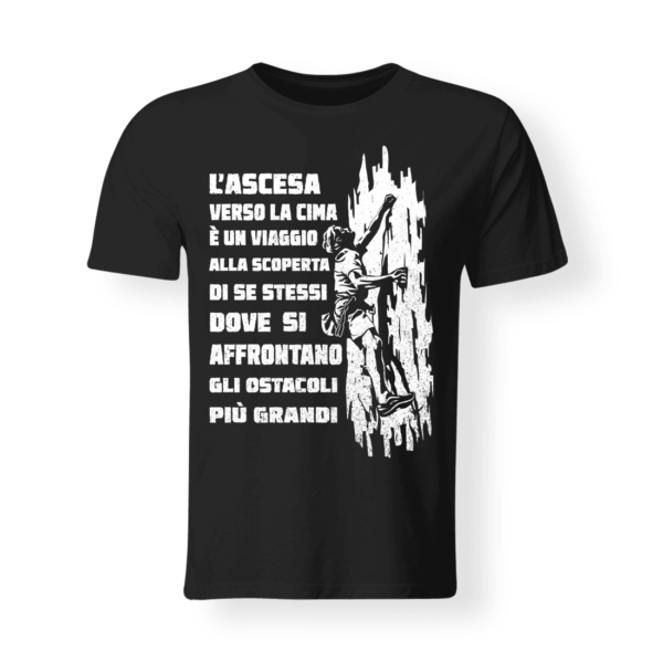 T-shirt per la montagna nera