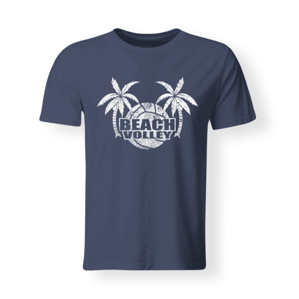t-shirt Beach Volley blu nevy uomo