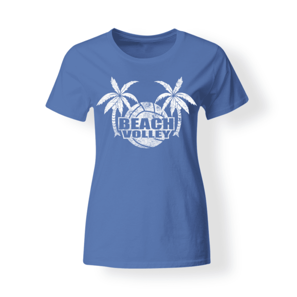 t-shirt Beach Volley blu donna