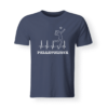 T-shirt Cuore blu nevy pallavolista