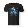 T-Shirt Uomo Pesca Passione Vera nera
