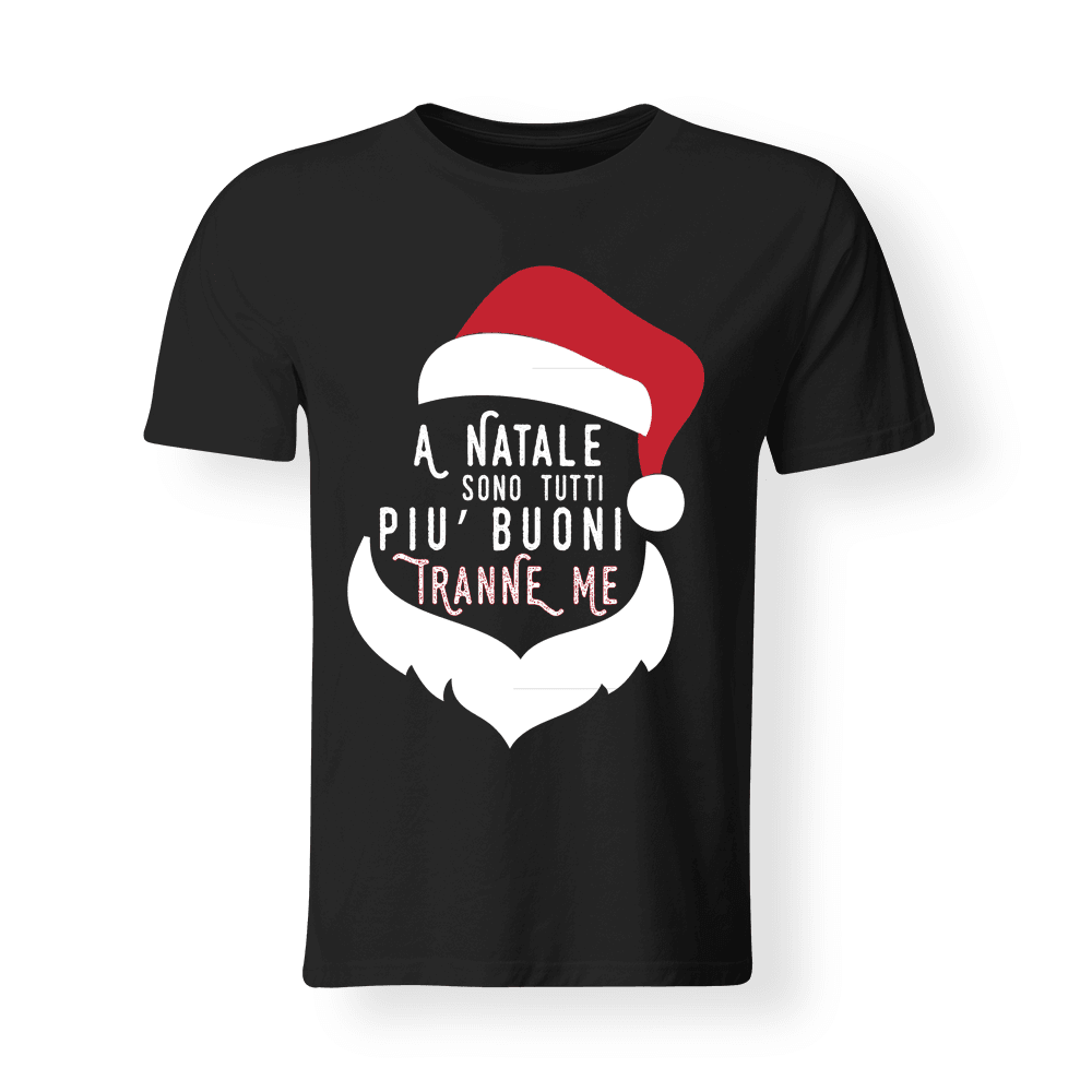 T-Shirt Uomo - A Natale Sono Tutti Più Buoni | MyDigitalPrint