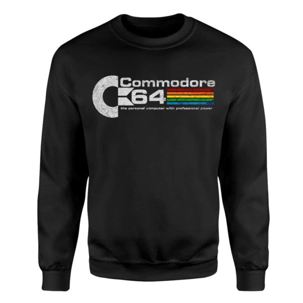 Felpa Commodore 64 nera