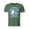T-Shirt Uomo Amante della Pesca verde