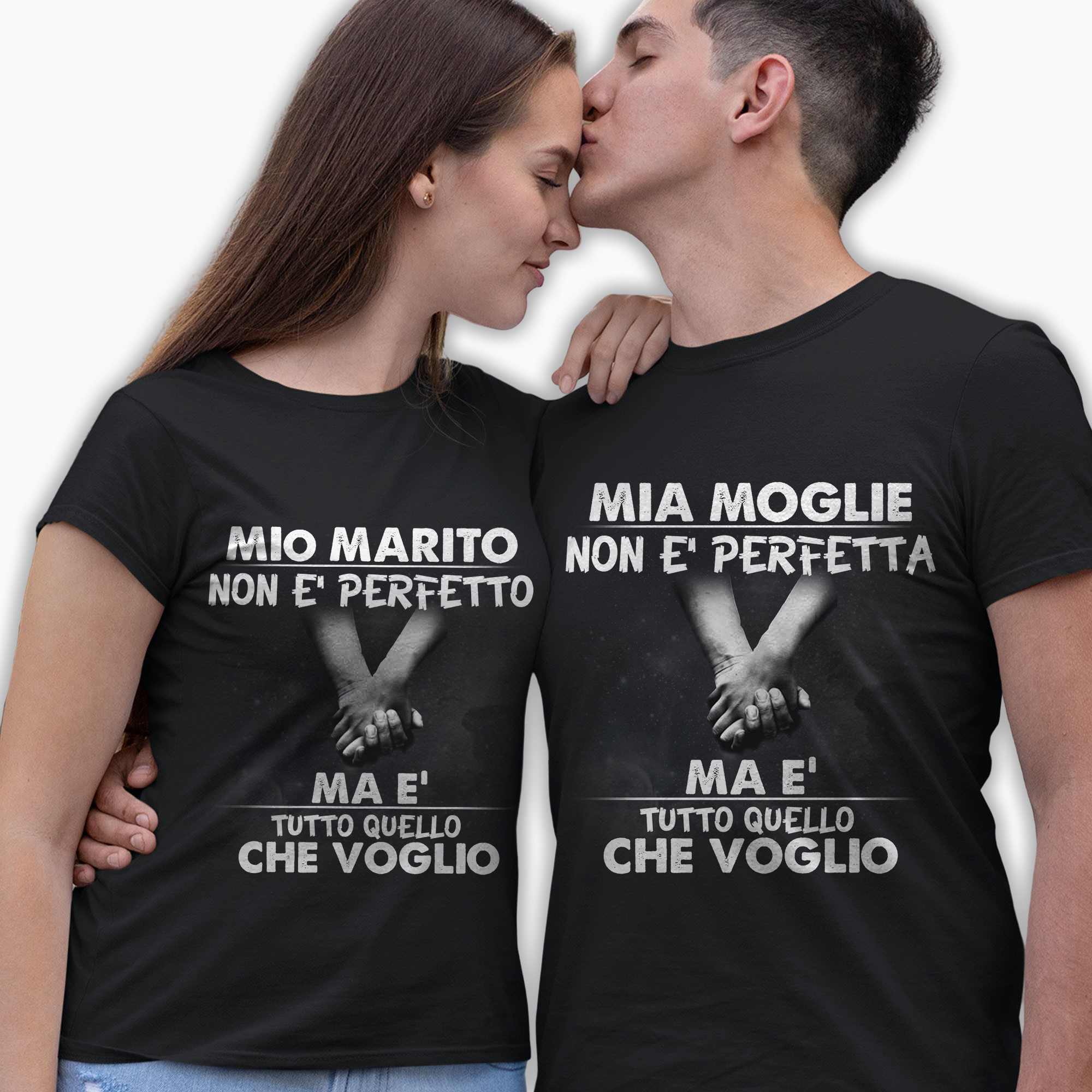 Coppia Tshirt Personalizzate - Amore - Migliore Amico - Best