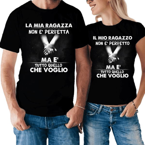 Coppia di t-shirt Ragazzo e Ragazza