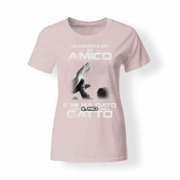 t-shirt uomo/donna gatti rosa