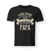 t-shirt per festa del papà nera