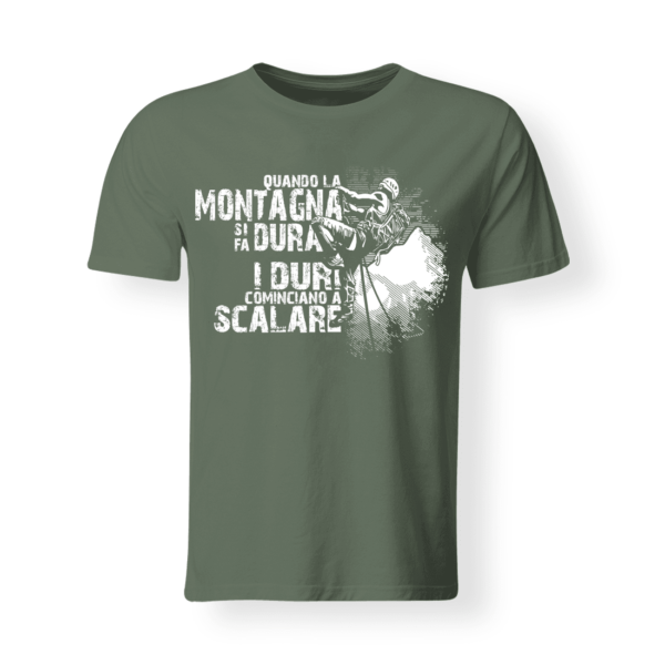 T-shirt divertenti montagna verde