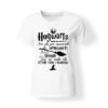 T-shirt Hogwarts donna bianca