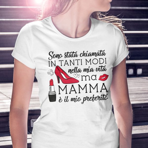T-shirt Con Scritta divertente Festa Della Mamma 