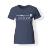 t-shirt amante dei cani blu navy