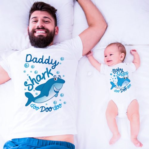 T-shirt daddy shark