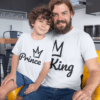 T-Shirt Personalizzata King & Prince/Princess
