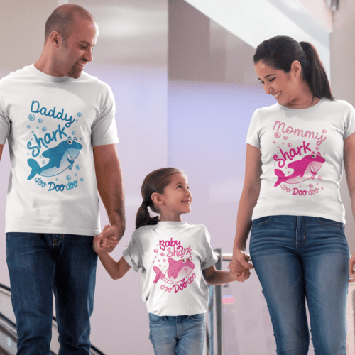 tris famiglia t-shirt