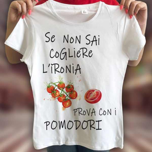 t-shirt donna ironica